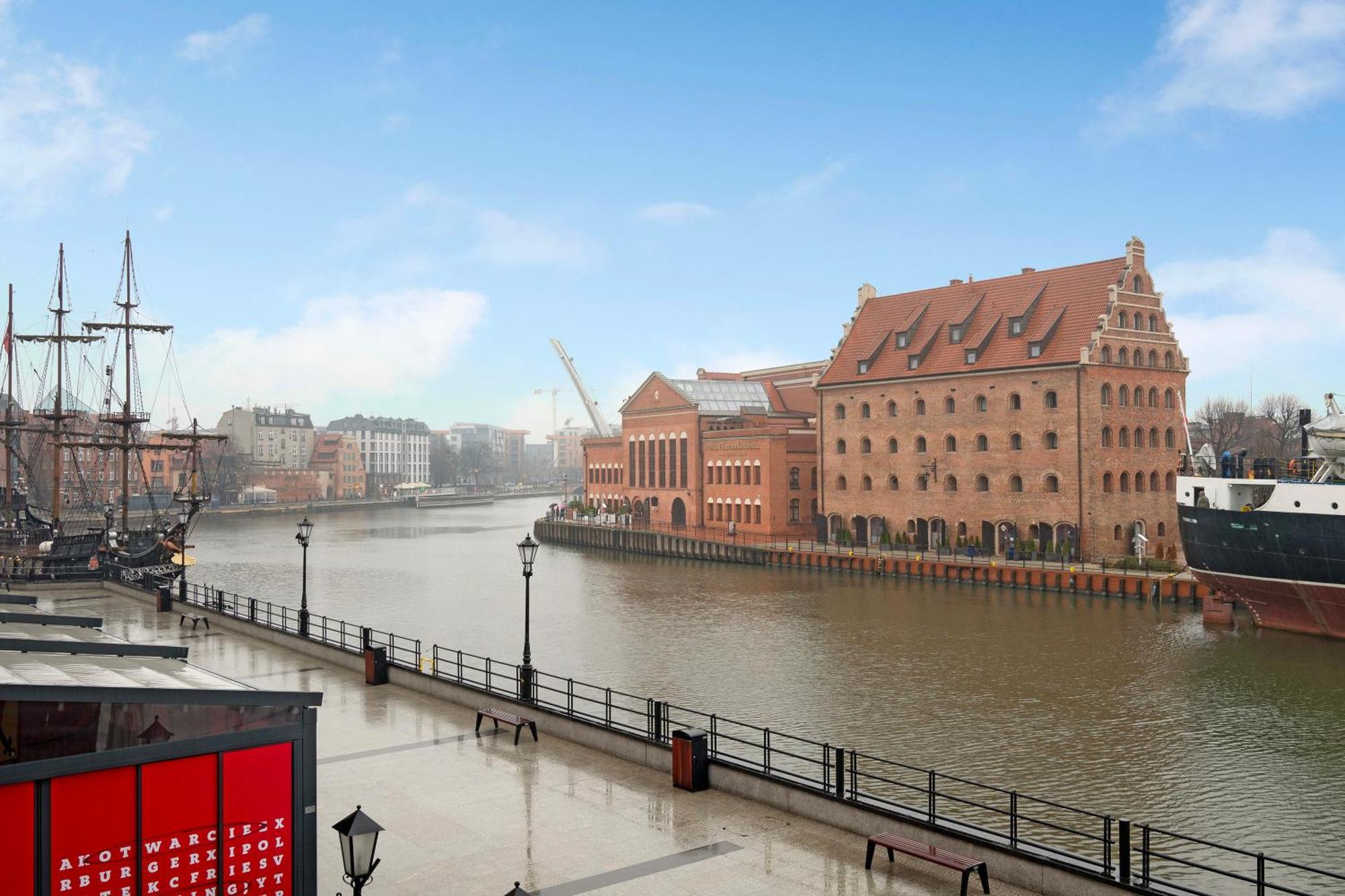 Motlawa Bulvar Residence Z Widokiem Na Rzeke Motlawa By Downtown Apartments Gdańsk Buitenkant foto